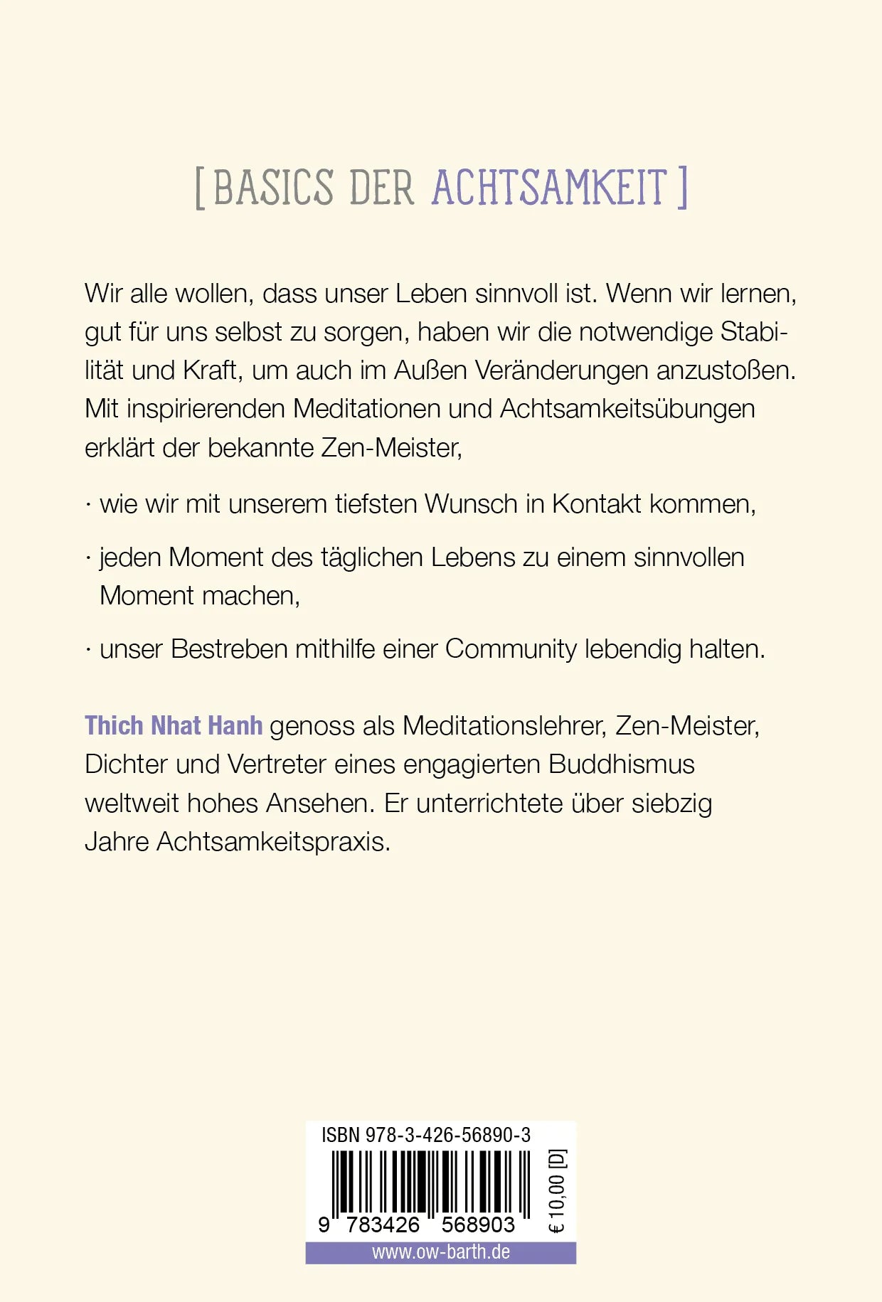 Rückseite: Einfach sinnvoll (Taschenbuch)