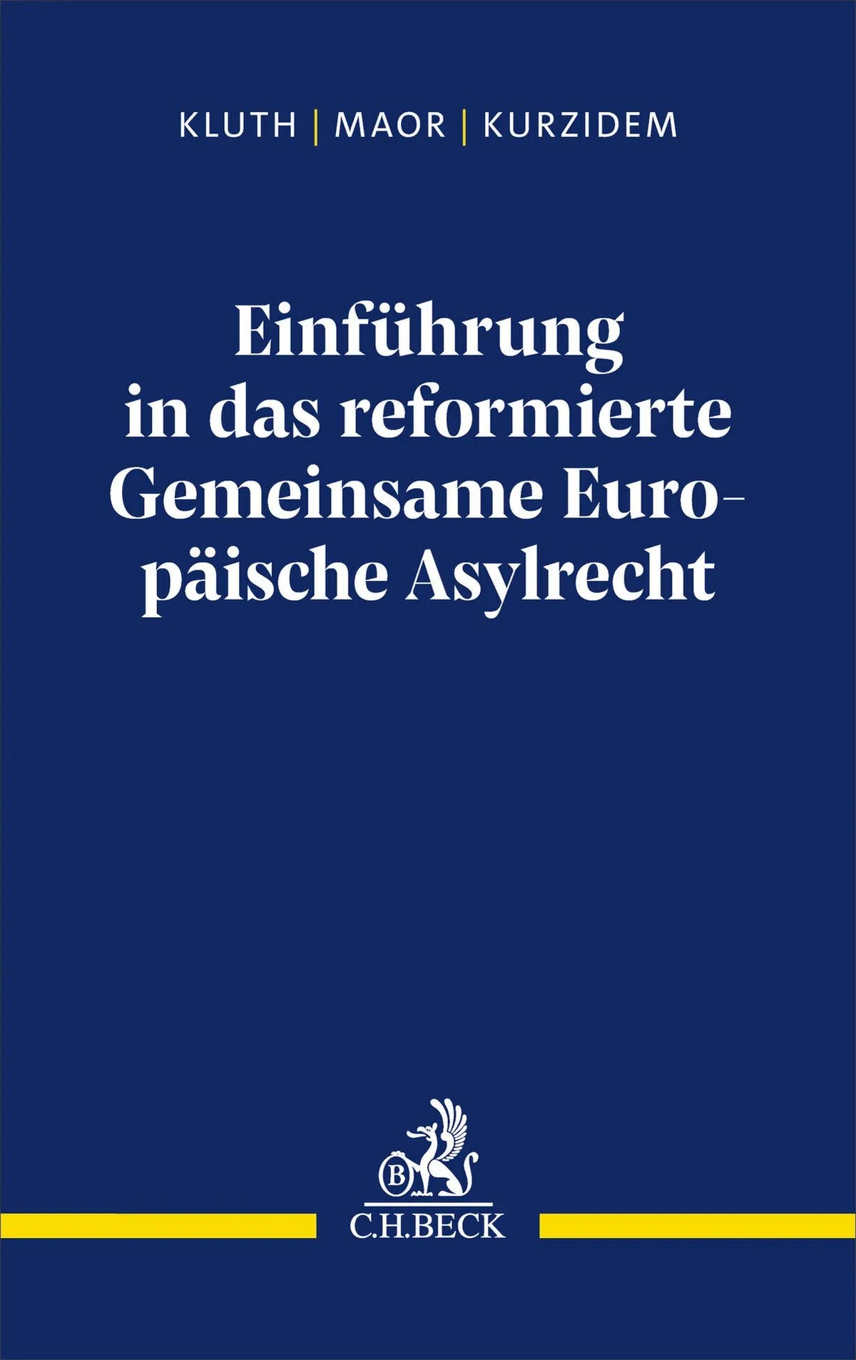 Cover: Einführung in das reformierte Gemeinsame Europäische Asylrecht (Taschenbuch) von Winfried Kluth