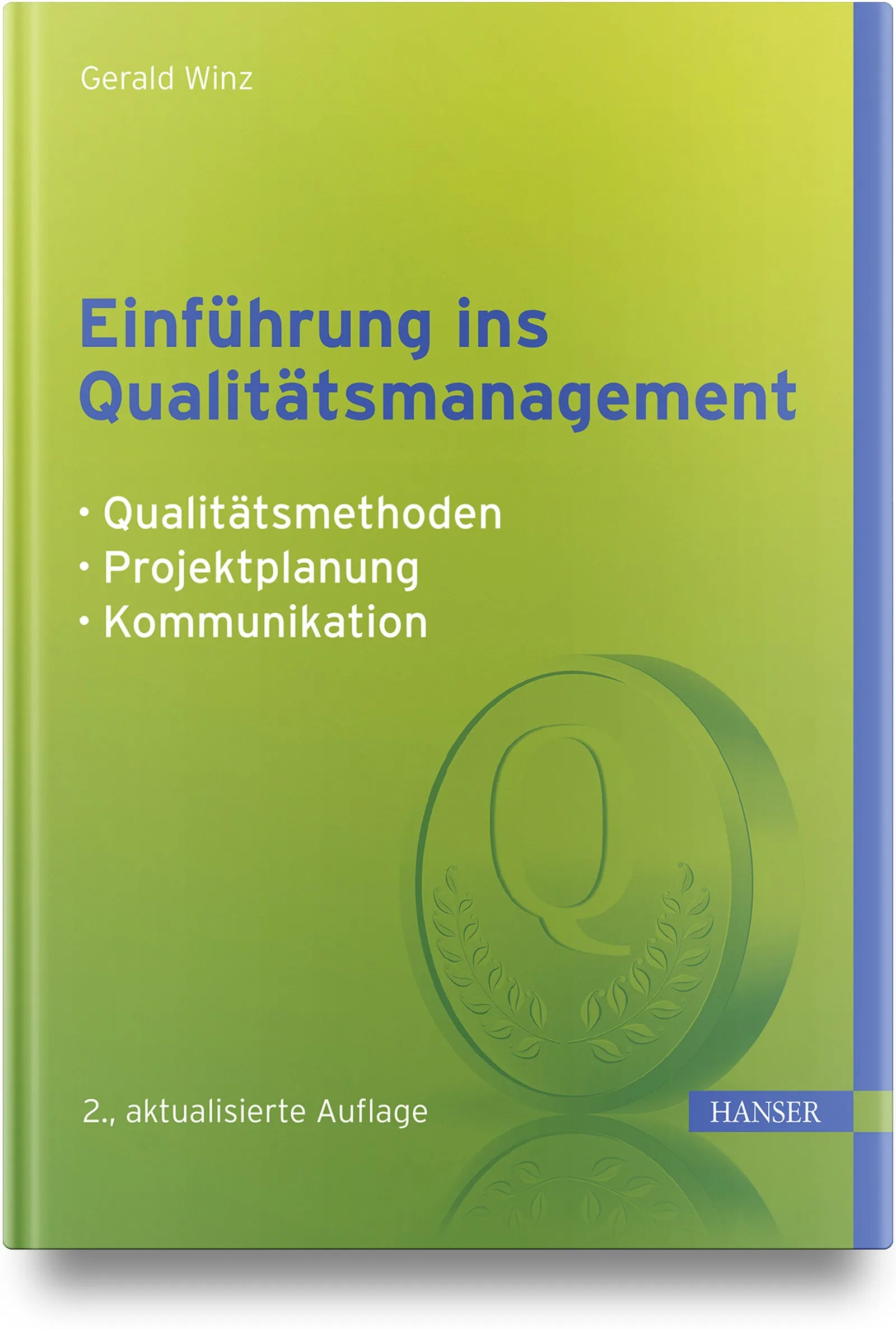Buchcover von 'Einführung ins Qualitätsmanagement' - Gebundene Ausgabe von Gerald Winz