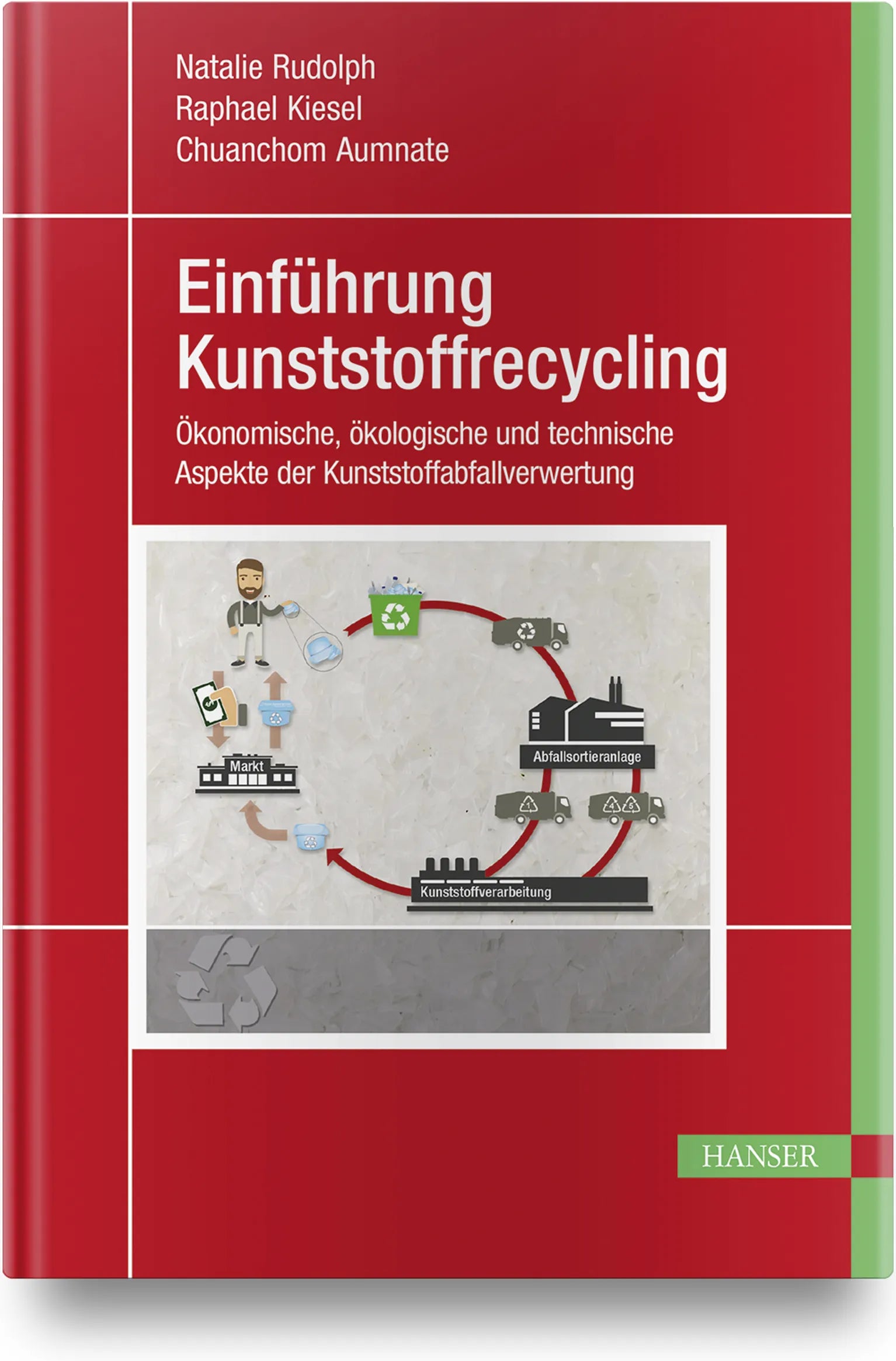 Buchcover von 'Einführung Kunststoffrecycling' - Gebundene Ausgabe von Natalie Rudolph