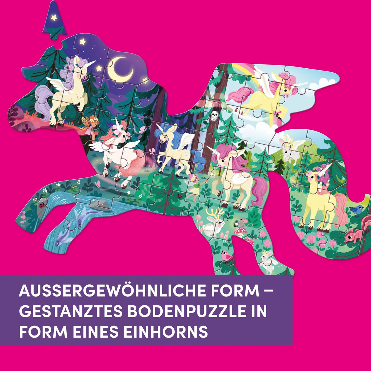 Einhorn XXL-Formpuzzle – Ansicht