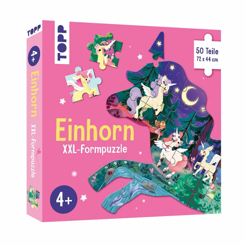 Kinderpuzzle: Einhorn XXL-Formpuzzle