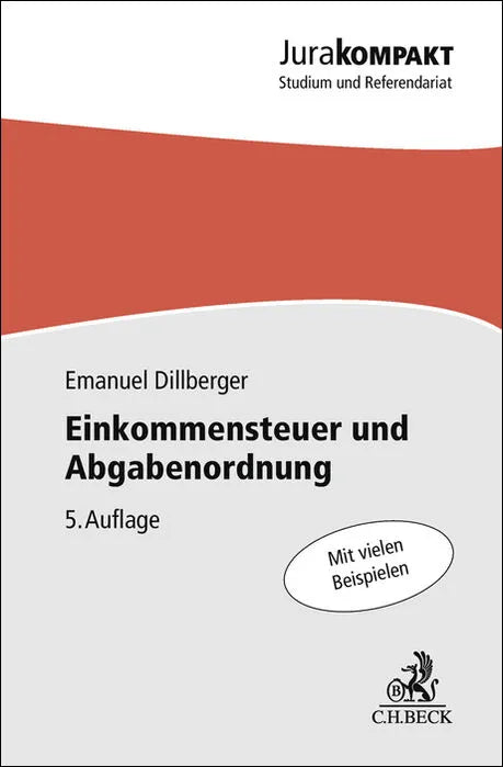 Buchcover von 'Einkommensteuer und Abgabenordnung' - Taschenbuch von Emanuel Dillberger