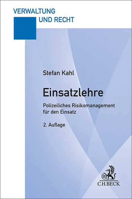 Buchcover von 'Einsatzlehre' - Taschenbuch von Stefan Kahl