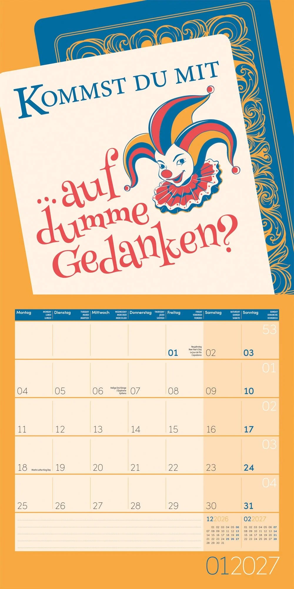 Einspruch Kalender 2027 - 30x30 - Art12 – Ansicht