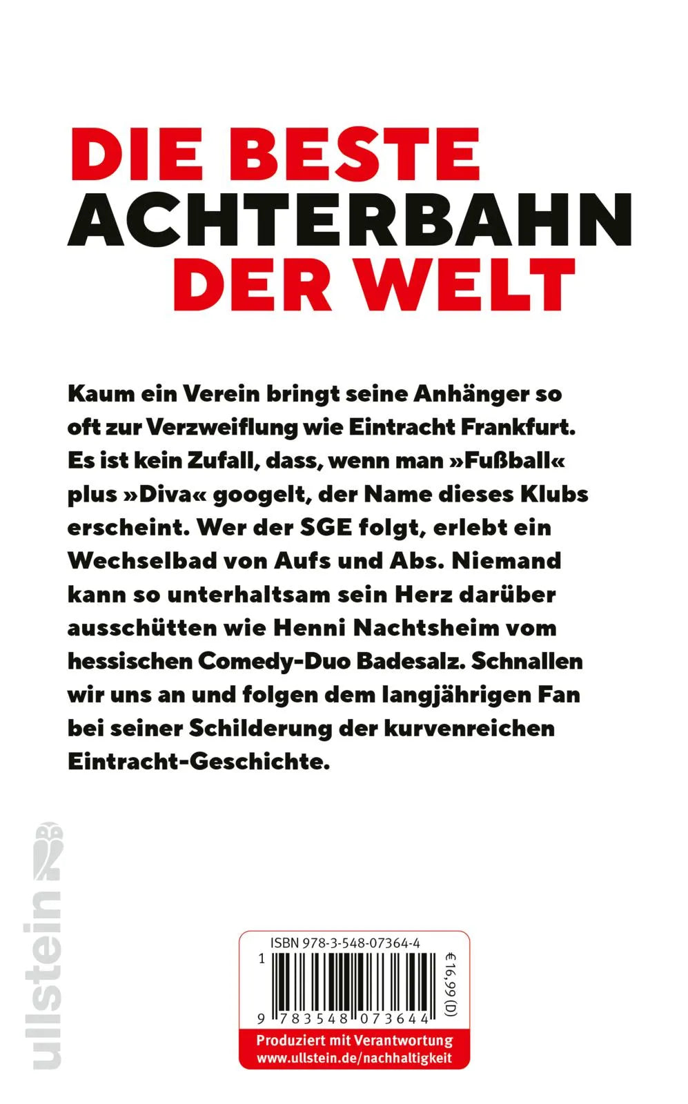 Rückseite: Eintracht Frankfurt (Hardcover)