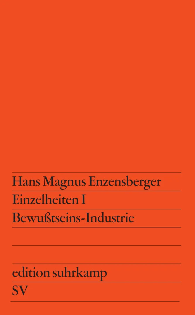 Buchcover von 'Einzelheiten I' - Taschenbuch von Hans Magnus Enzensberger