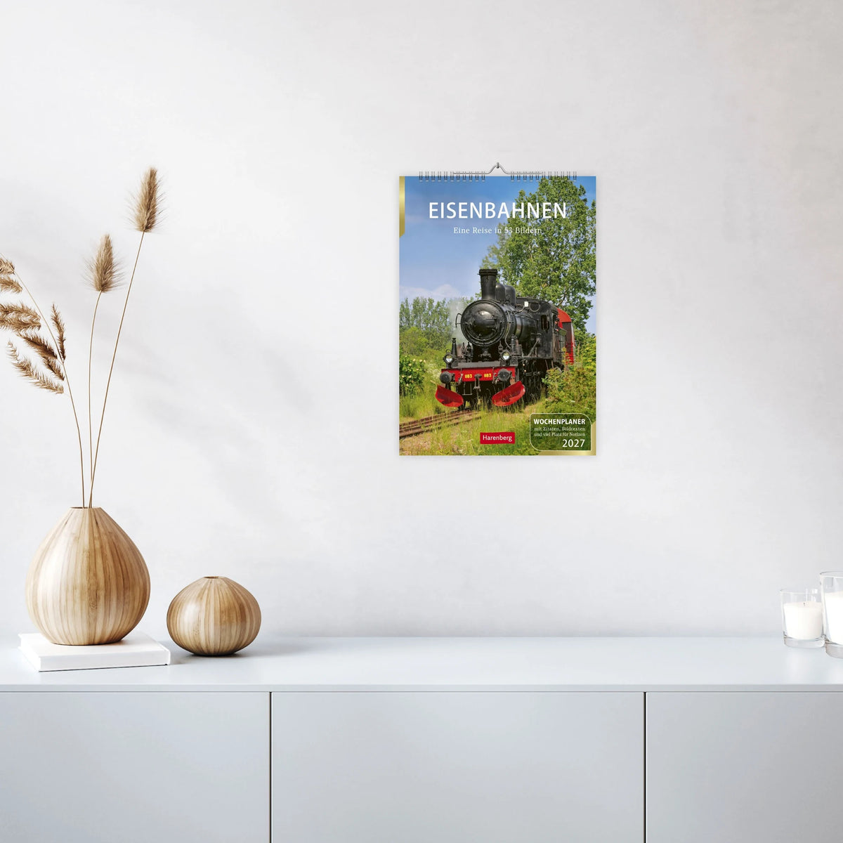 Eisenbahnen Wochenplaner 2027 - 53 faszinierende Fotografien – Ansicht