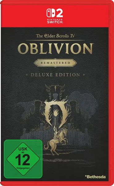 Cover: Elder Scrolls IV: Oblivion Remastered Deluxe Edition (USK) für Nintendo Switch 2. Publisher: Bethesda