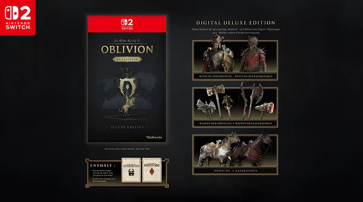 Spielszene 1 aus Elder Scrolls IV: Oblivion Remastered Deluxe Edition (USK) – Nintendo Switch 2