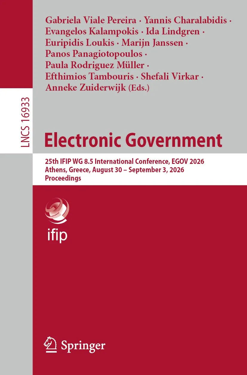 Cover: Electronic Government (E-Book) von Gabriela Viale Pereira