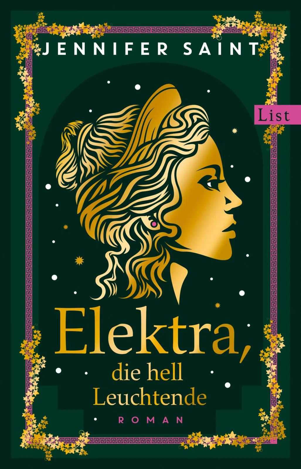 Buchcover von 'Elektra, die hell Leuchtende' - Gebundene Ausgabe von Jennifer Saint