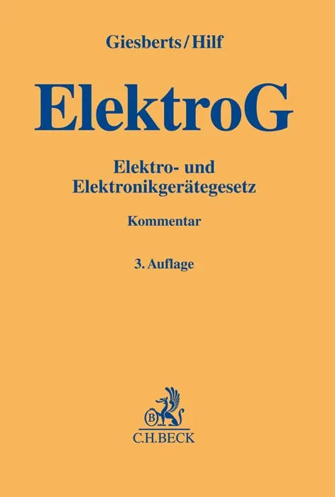 Elektro- und Elektronikgerätegesetz. ElektroG