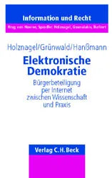 Buchcover von 'Elektronische Demokratie' - Taschenbuch von Bernd Holznagel