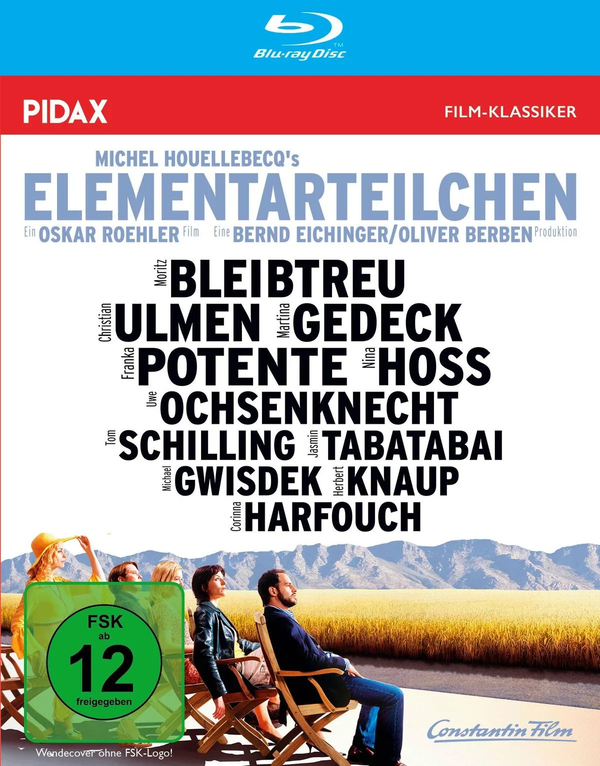 Blu-ray-Cover: Elementarteilchen. Regie: Oskar Roehler