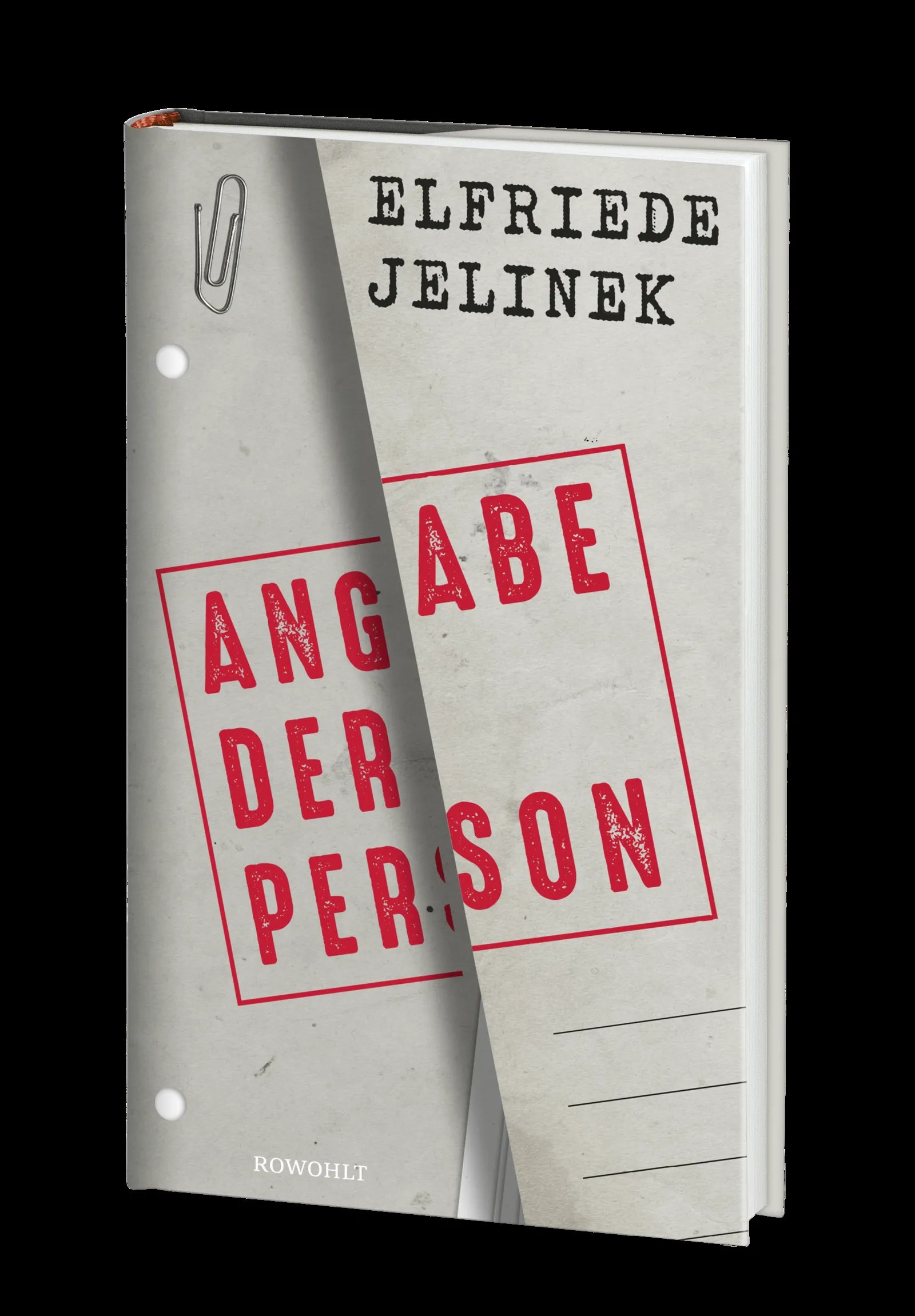 Produktansicht: Angabe der Person (Gebundene Ausgabe)