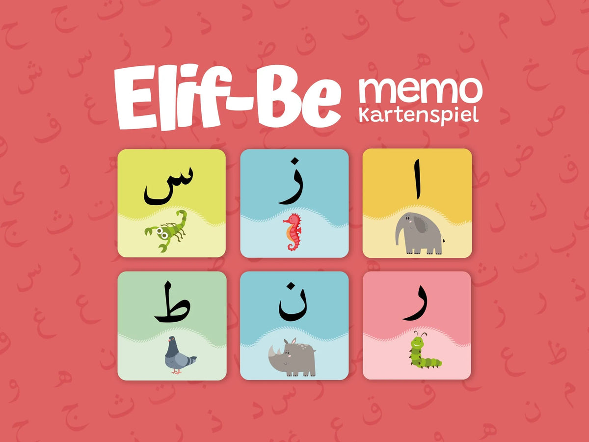 Elif-Be Memo Kartenspiel – Ansicht