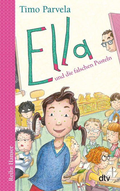 Buchcover von 'Ella und die falschen Pusteln' - Taschenbuch von Timo Parvela