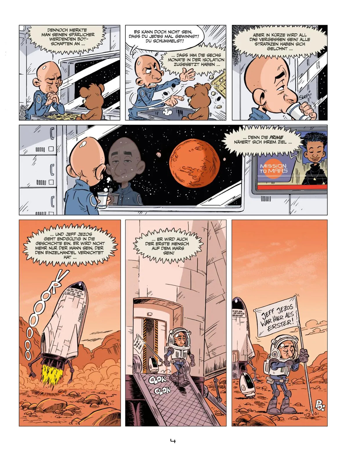 Produktansicht: Elon & Jeff on Mars (Gebundene Ausgabe)