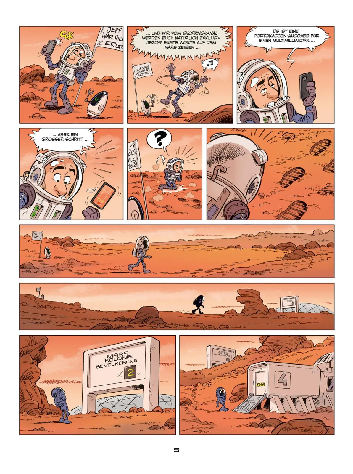 Detailansicht: Elon & Jeff on Mars (Taschenbuch)