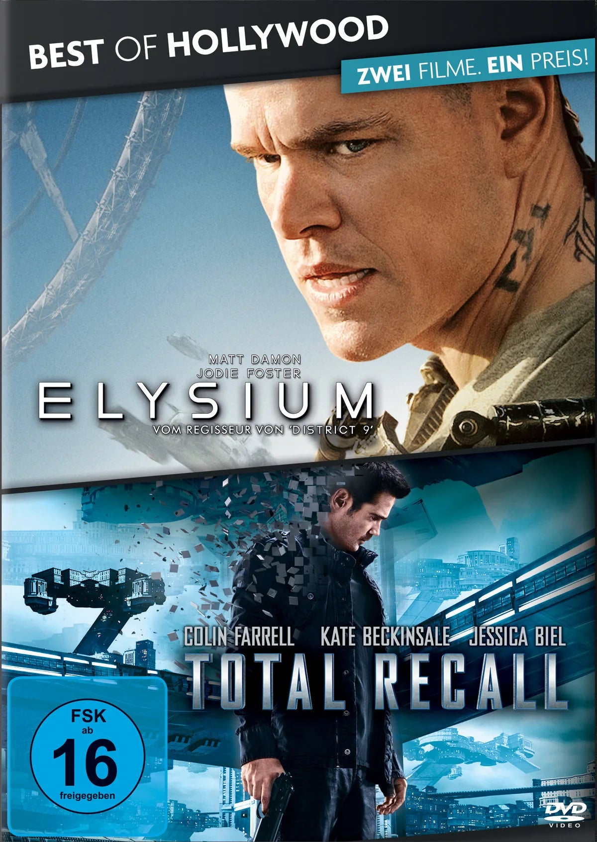 Elysium/Total Recall (2012)  [2 DVDs] - DVD