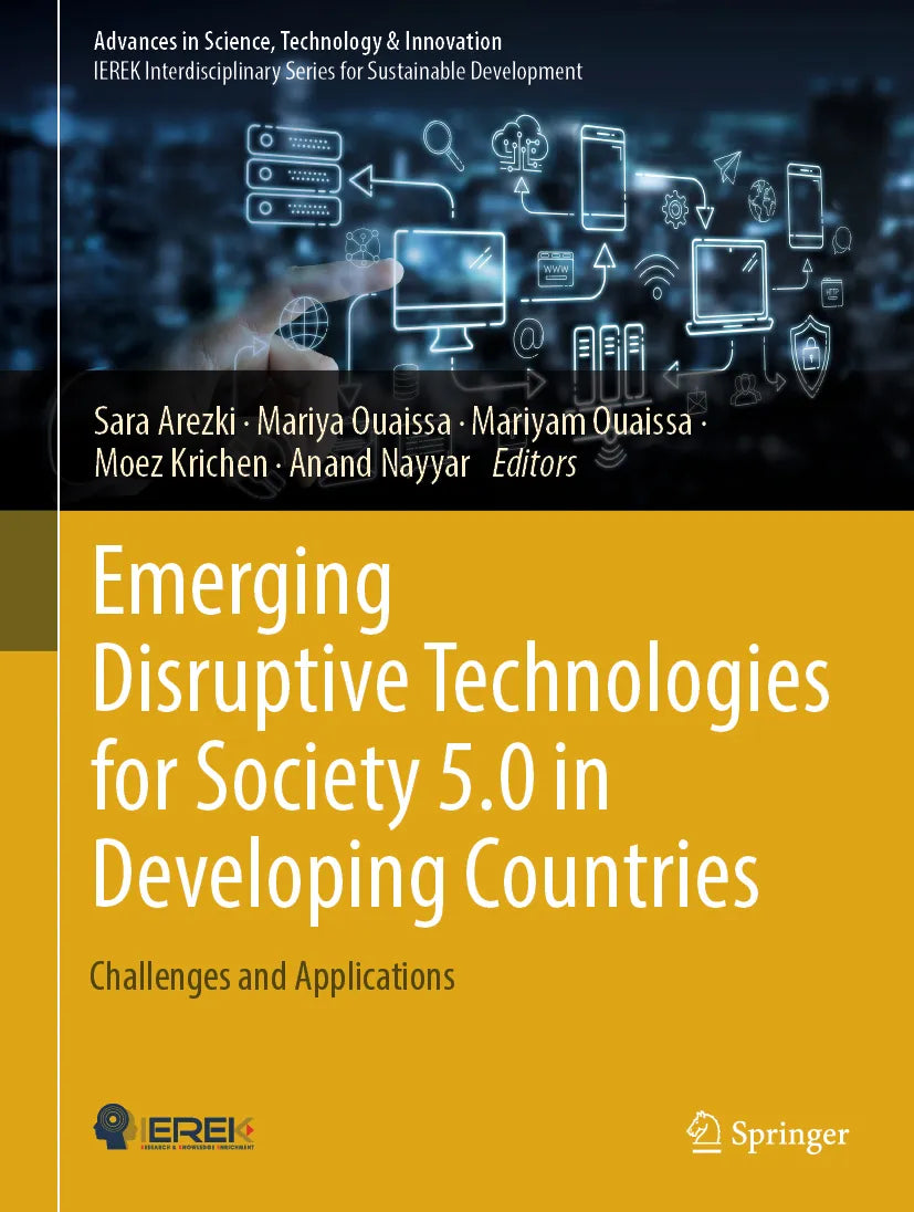 Cover: Emerging Disruptive Technologies for Society 5.0 in Developing Countries (E-Book)