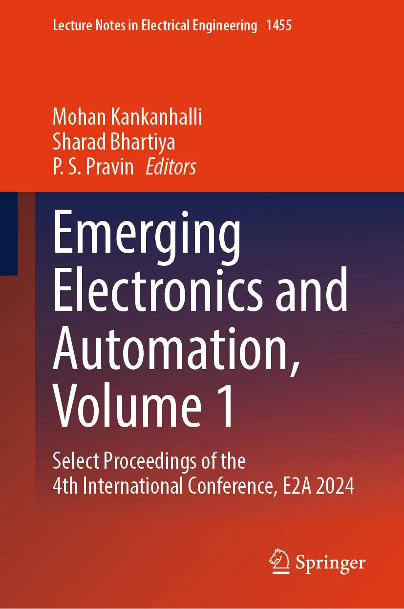 Cover: Emerging Electronics and Automation, Volume 1 (E-Book)