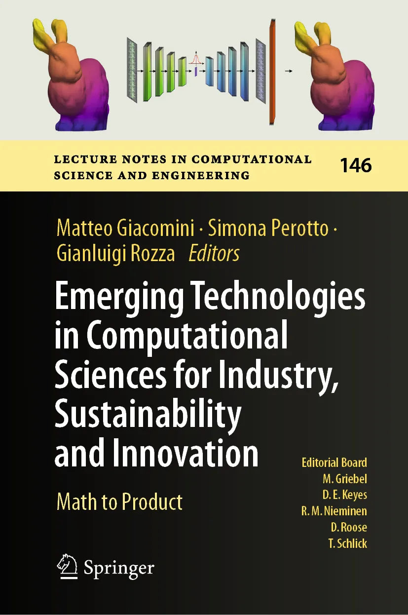 Cover: Emerging Technologies in Computational Sciences for Industry, Sustainability and Innovation (E-Book)