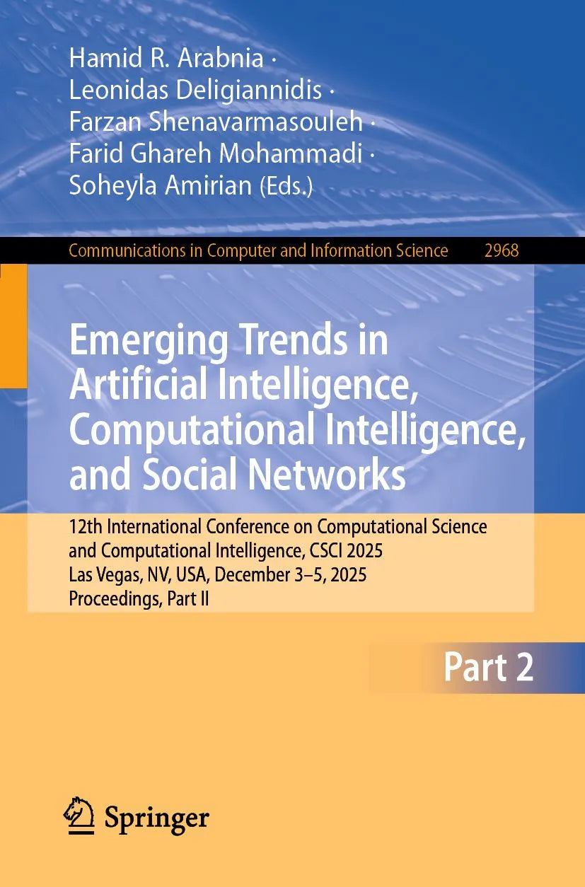 Cover: Emerging Trends in Artificial Intelligence, Computational Intelligence, and Social Networks (E-Book) von Hamid R. Arabnia