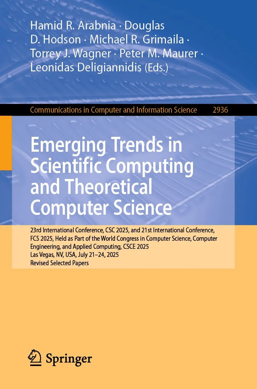Cover: Emerging Trends in Scientific Computing and Theoretical Computer Science (E-Book) von Hamid R. Arabnia