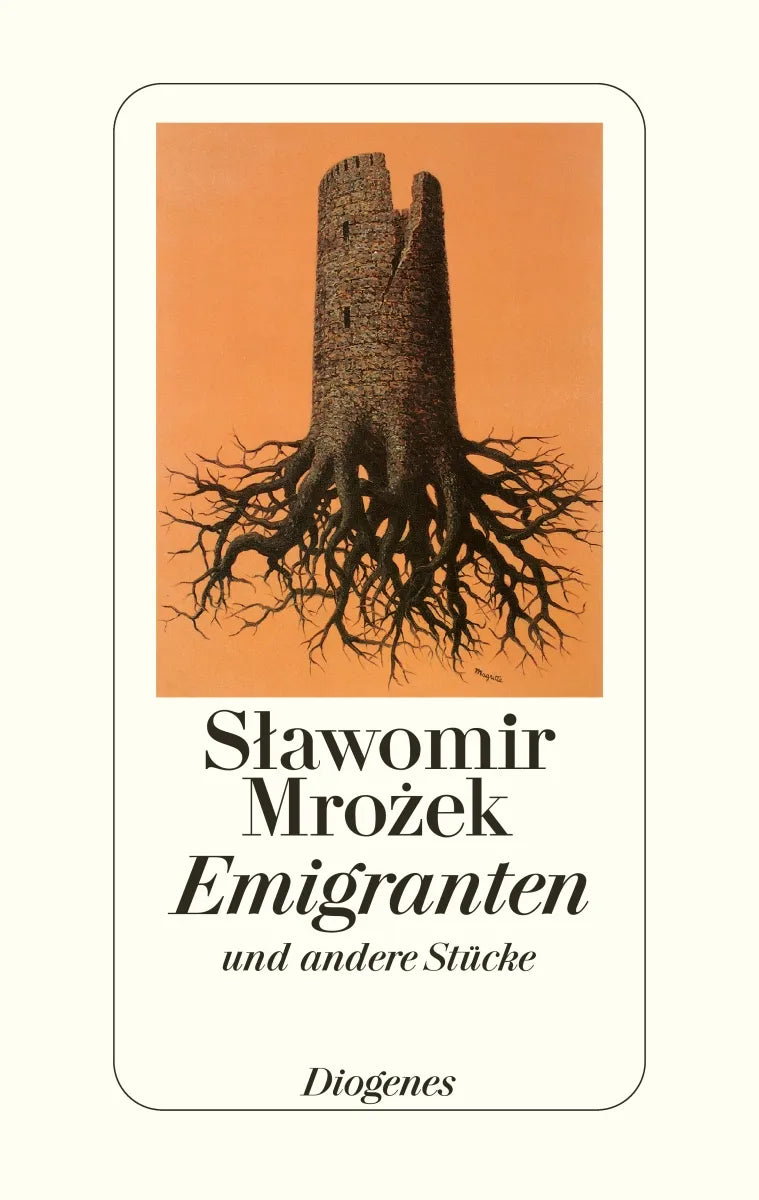 Buchcover von 'Emigranten' - Gebundene Ausgabe von Slawomir Mrozek