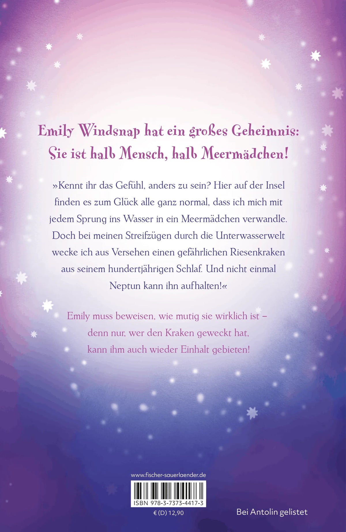 Rückseite: Emily Windsnap – Das Abenteuer (Hardcover)
