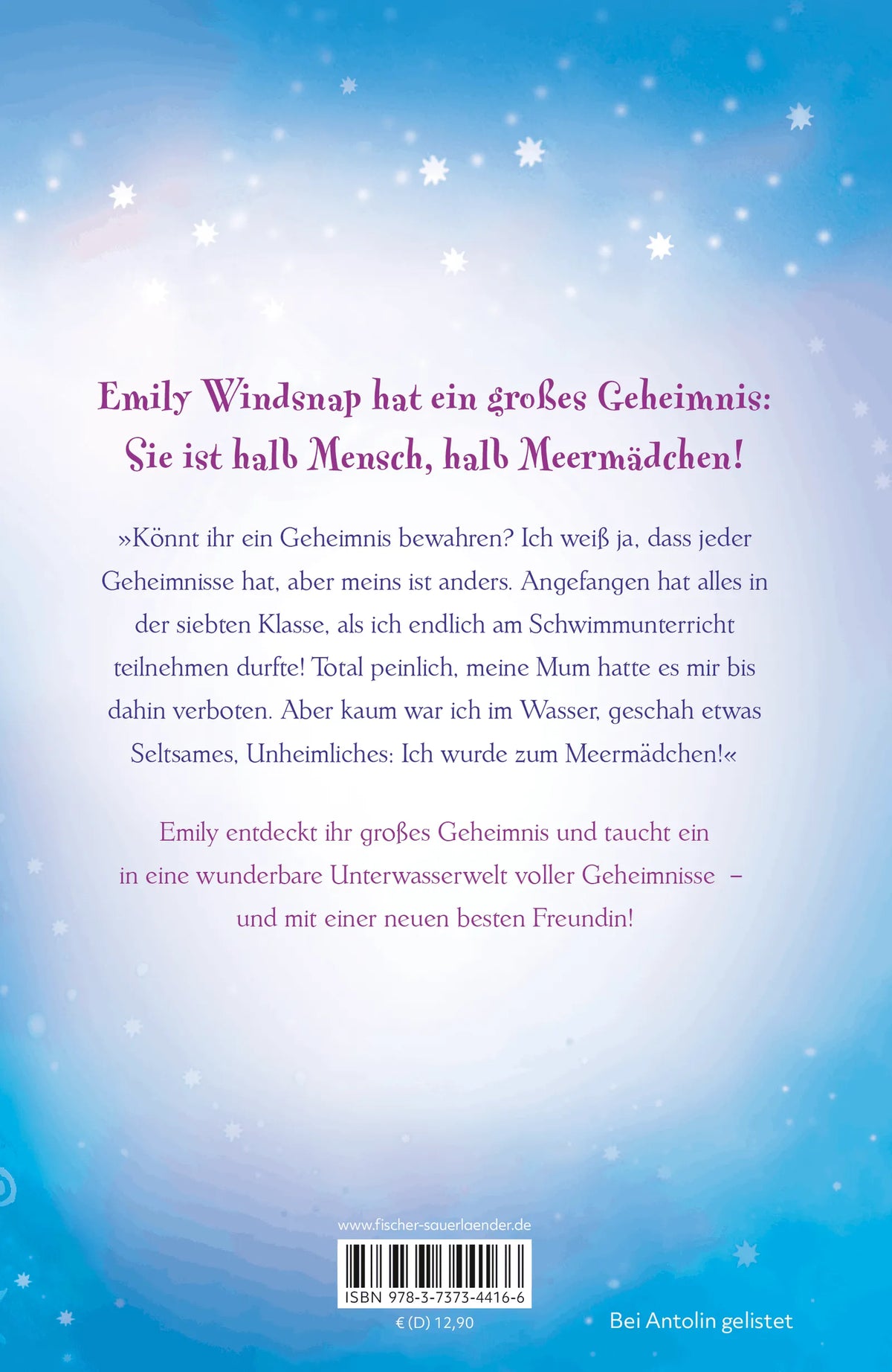 Rückseite: Emily Windsnap – Das Geheimnis (Hardcover)