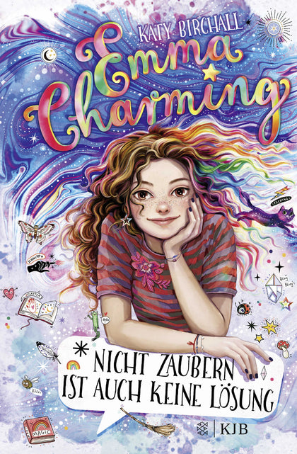 Buchcover von 'Emma Charming – Nicht zaubern ist auch keine Lösung' - Gebundene Ausgabe von Katy Birchall