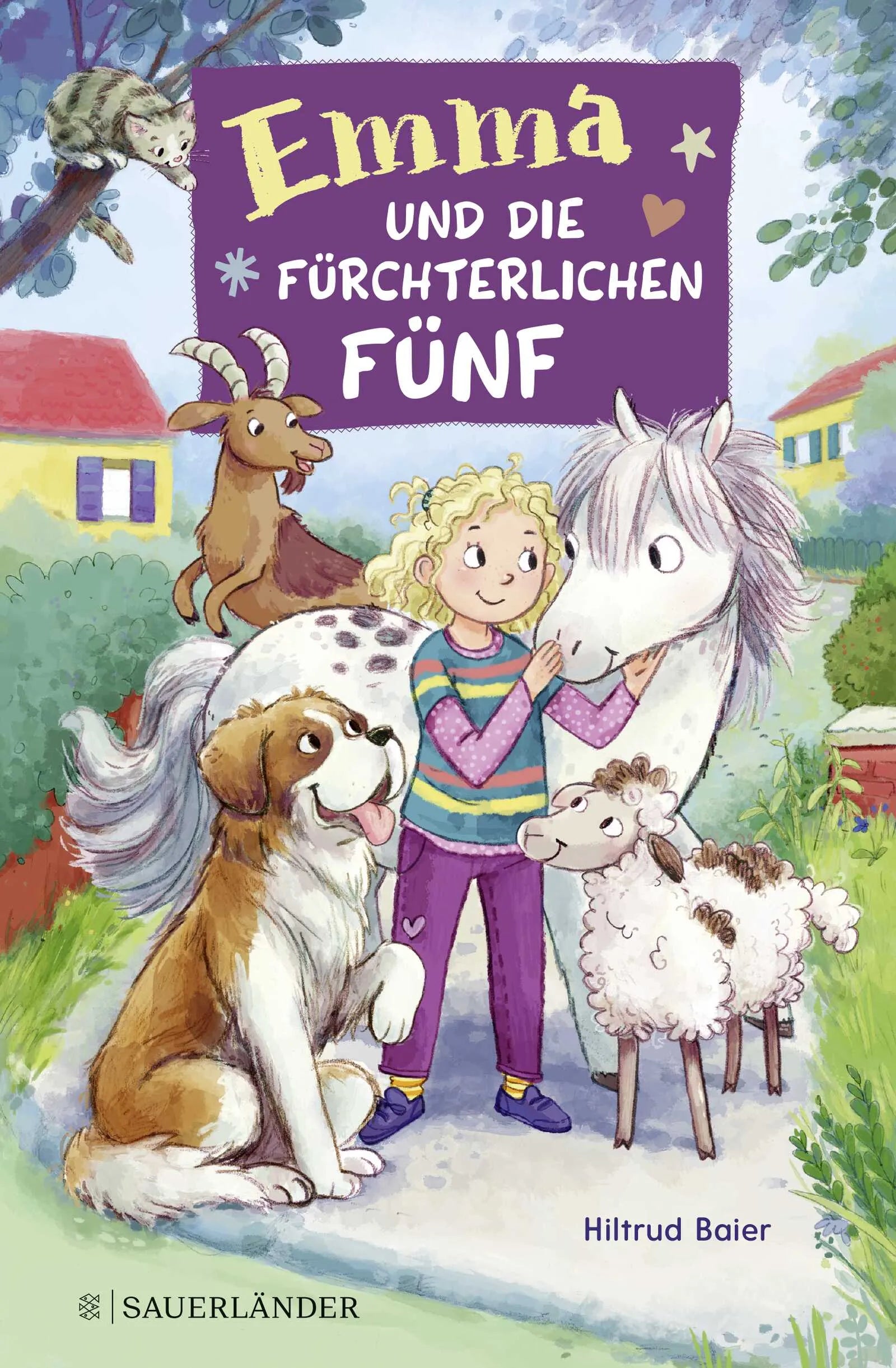 Buchcover von 'Emma und die Fürchterlichen Fünf' - Gebundene Ausgabe von Hiltrud Baier