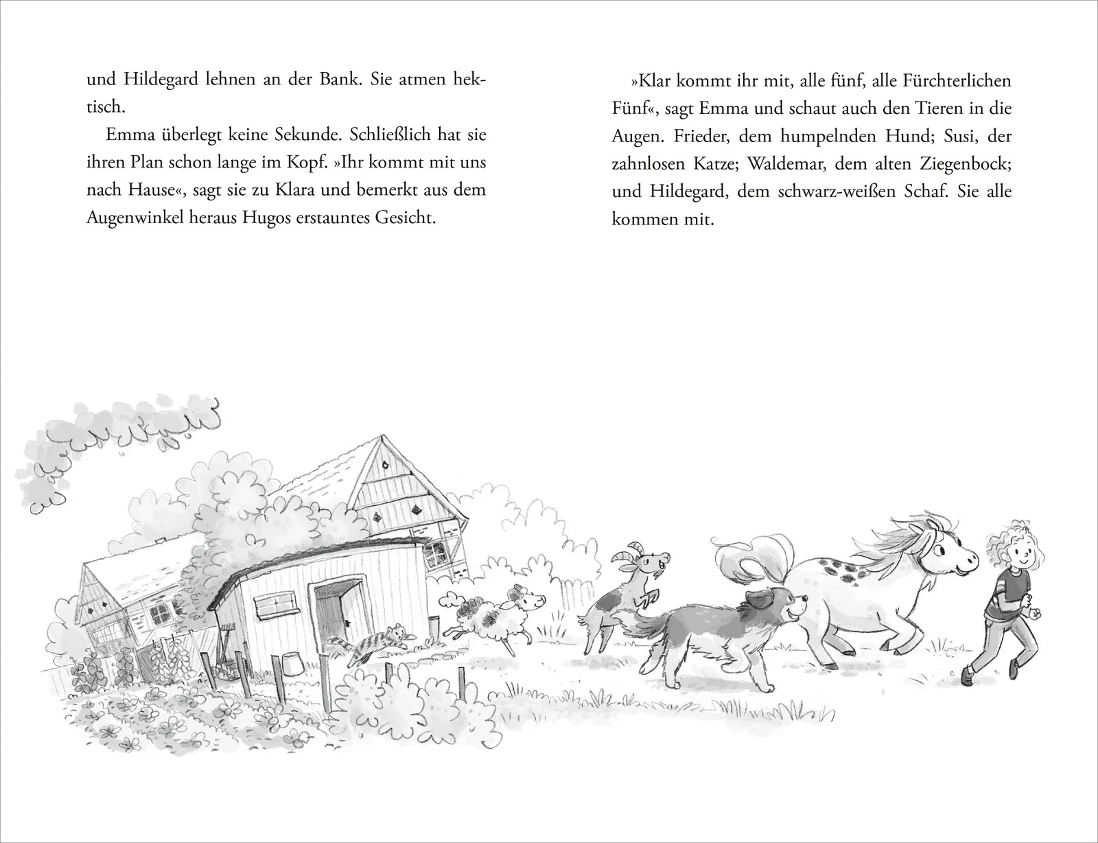 Detailansicht: Emma und die Fürchterlichen Fünf (Hardcover)