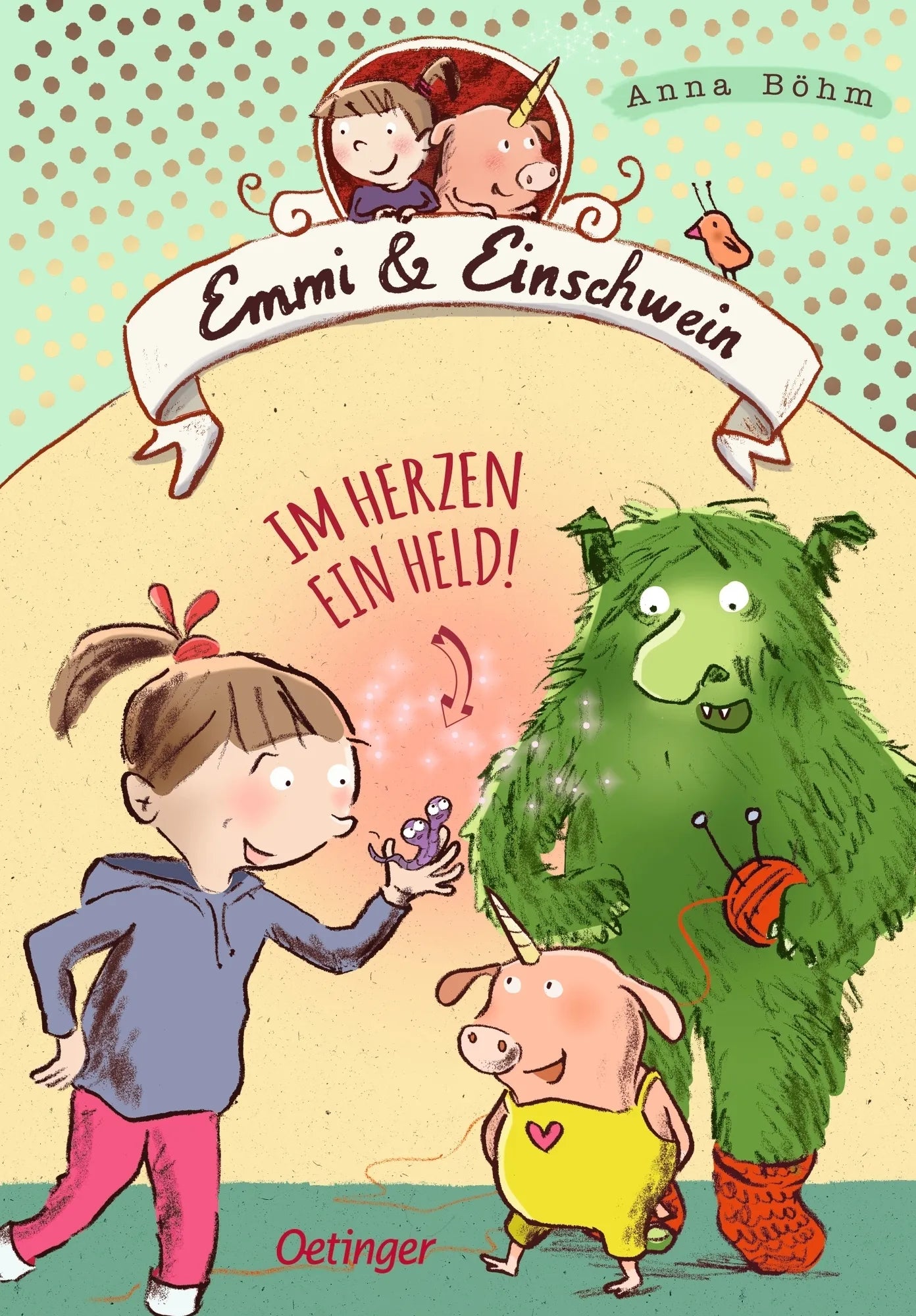 Buchcover von 'Emmi & Einschwein 2. Im Herzen ein Held!' - Gebundene Ausgabe von Anna Böhm