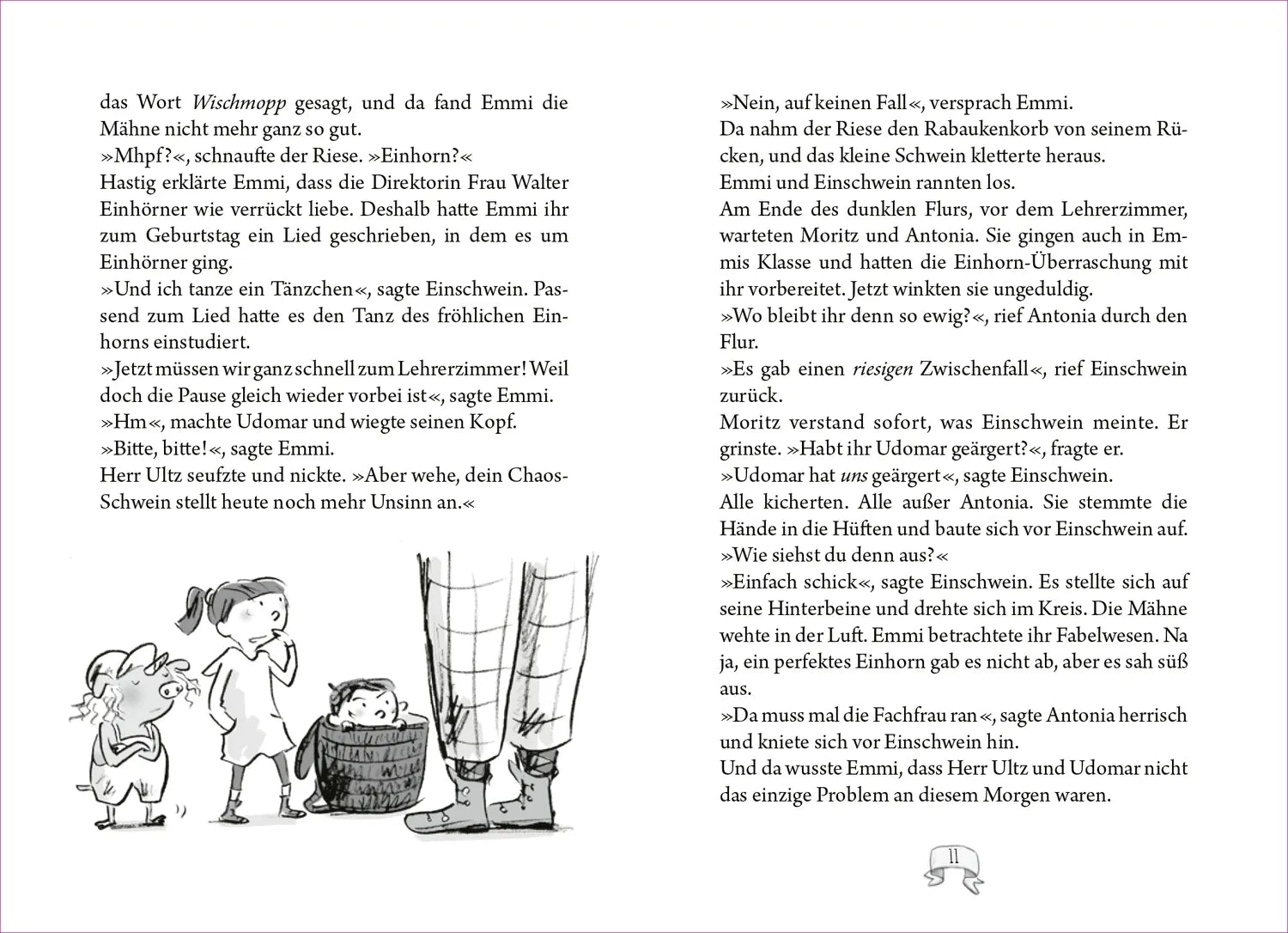 Abbildung von 'Emmi & Einschwein 3. Ganz vorn mit Horn!'
