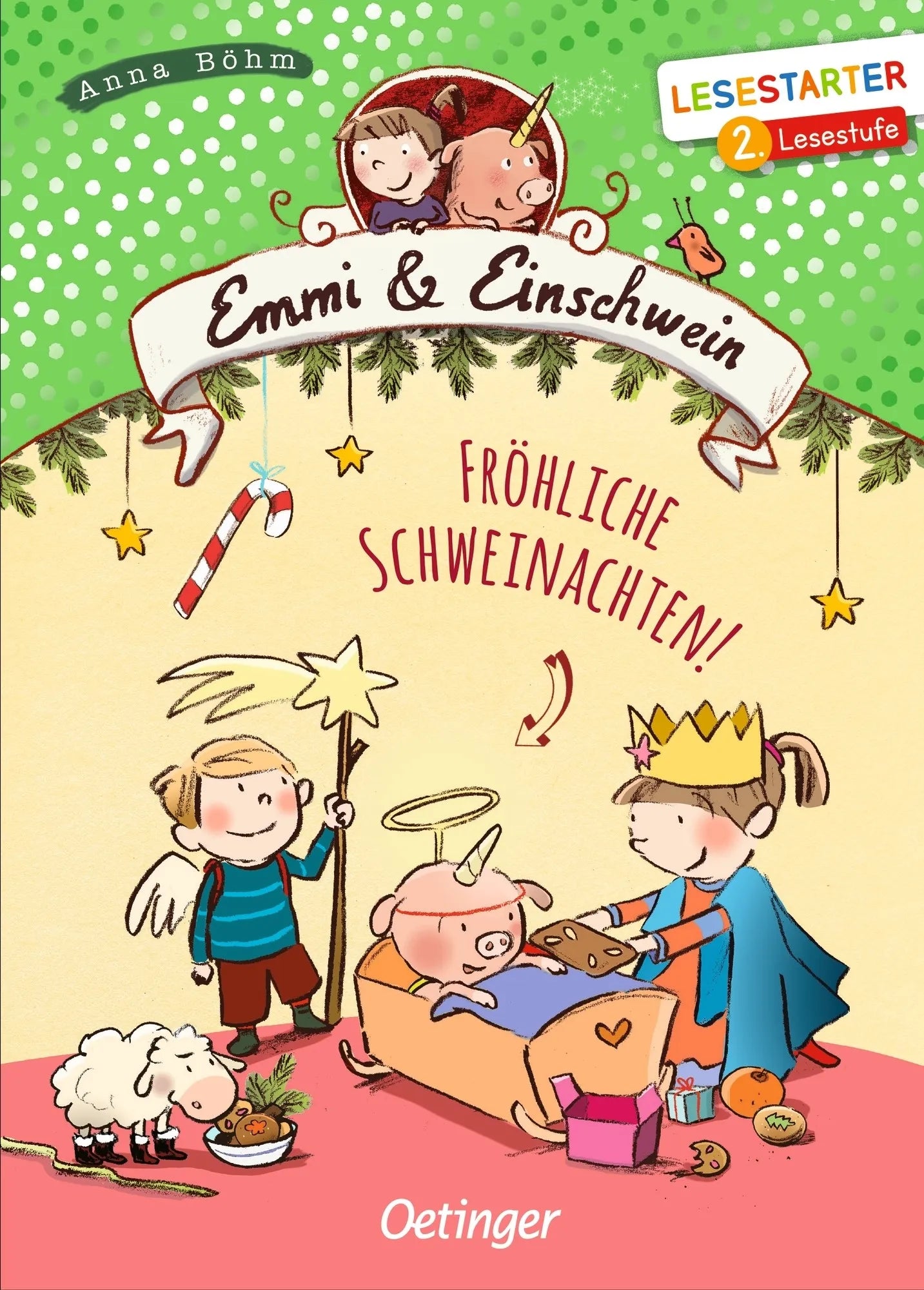 Buchcover von 'Emmi & Einschwein. Fröhliche Schweinachten!' - Gebundene Ausgabe von Anna Böhm