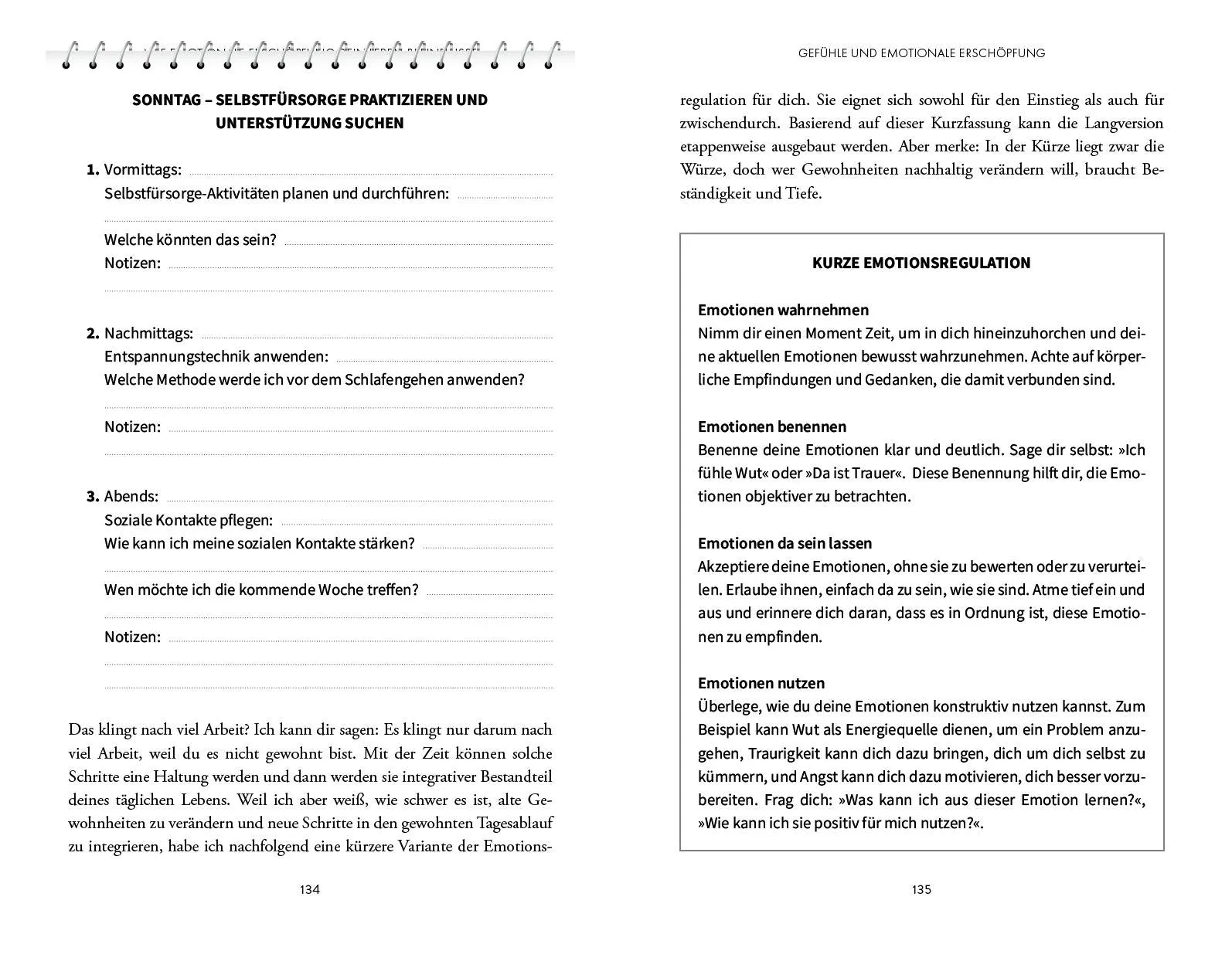 Innenansicht von 'Emotional erschöpft' - Taschenbuch
