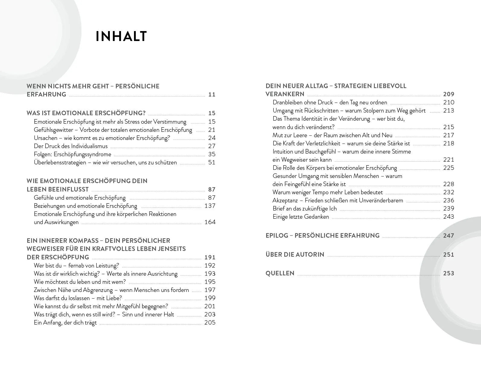 Innenansicht von 'Emotional erschöpft' - Taschenbuch