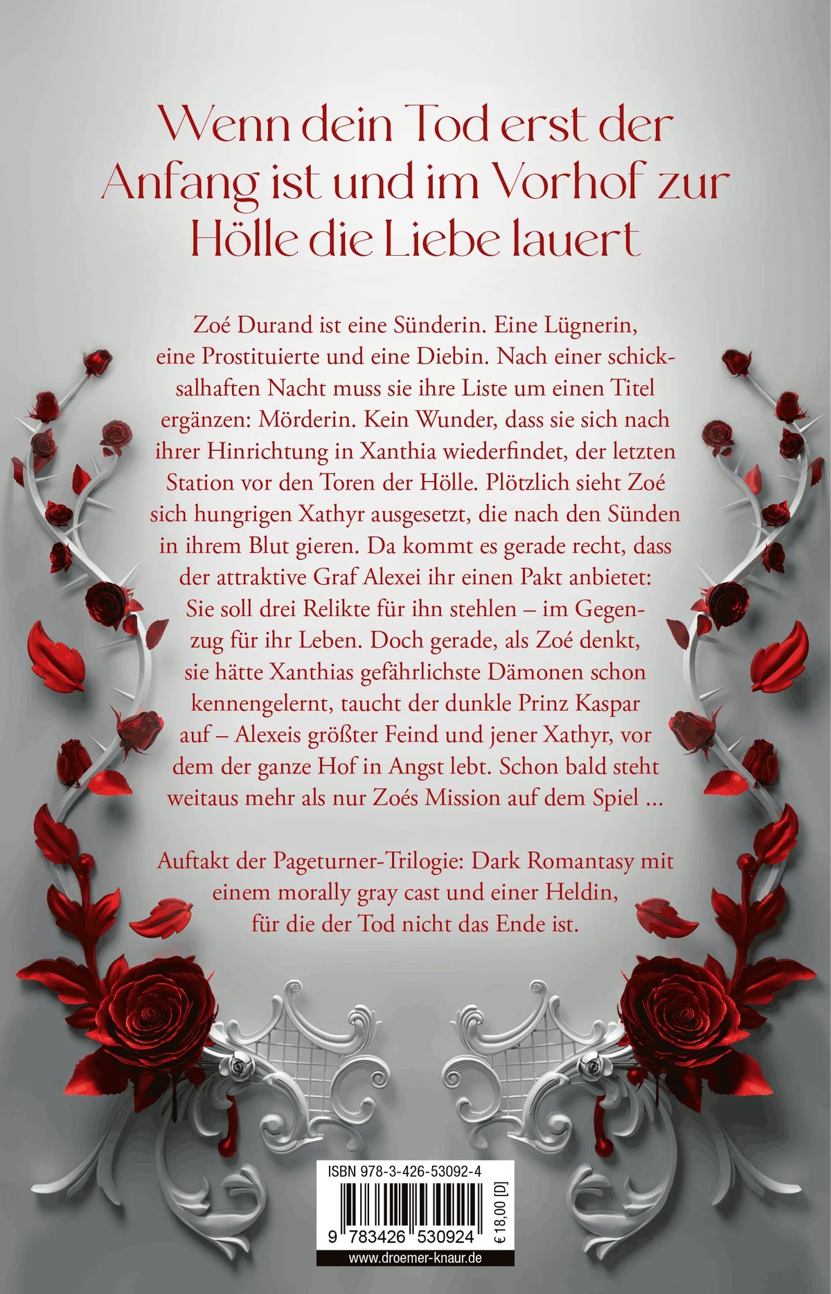 Rückseite: Empire of Sins and Souls 1 - Das verratene Herz (Paperback)