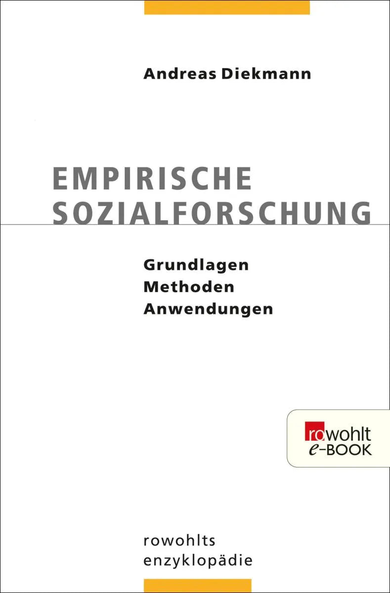 Cover: Empirische Sozialforschung (E-Book) von Andreas Diekmann