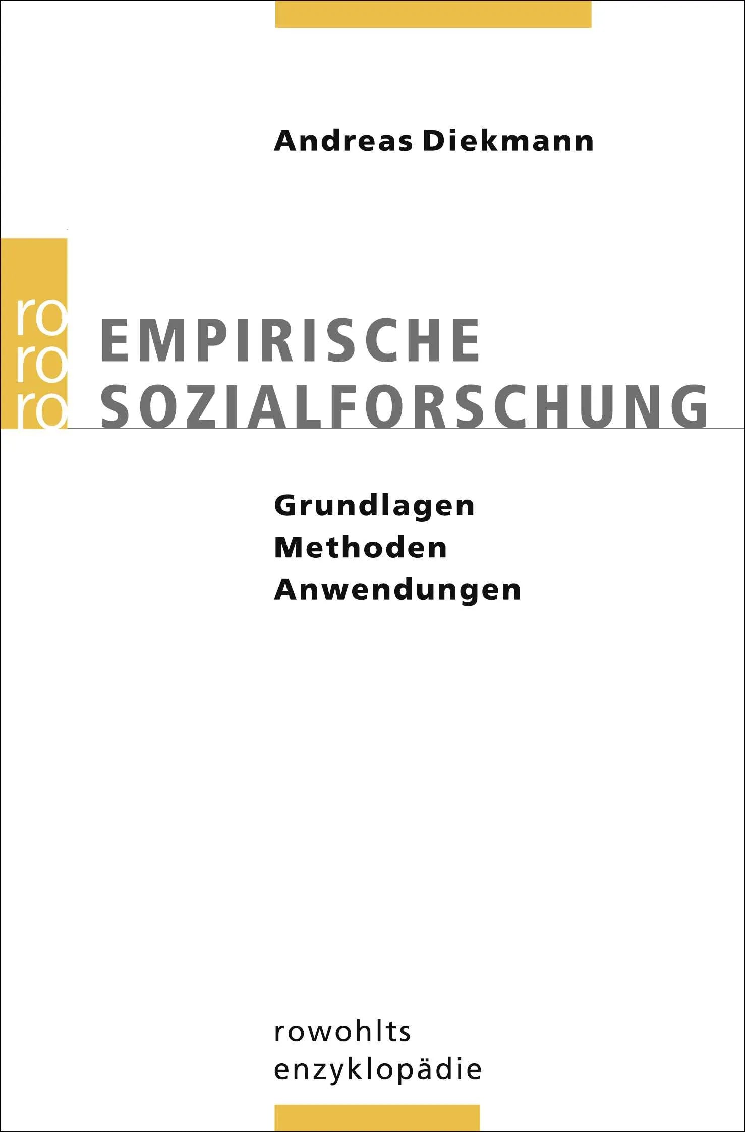 Buchcover von 'Empirische Sozialforschung' - Taschenbuch von Andreas Diekmann