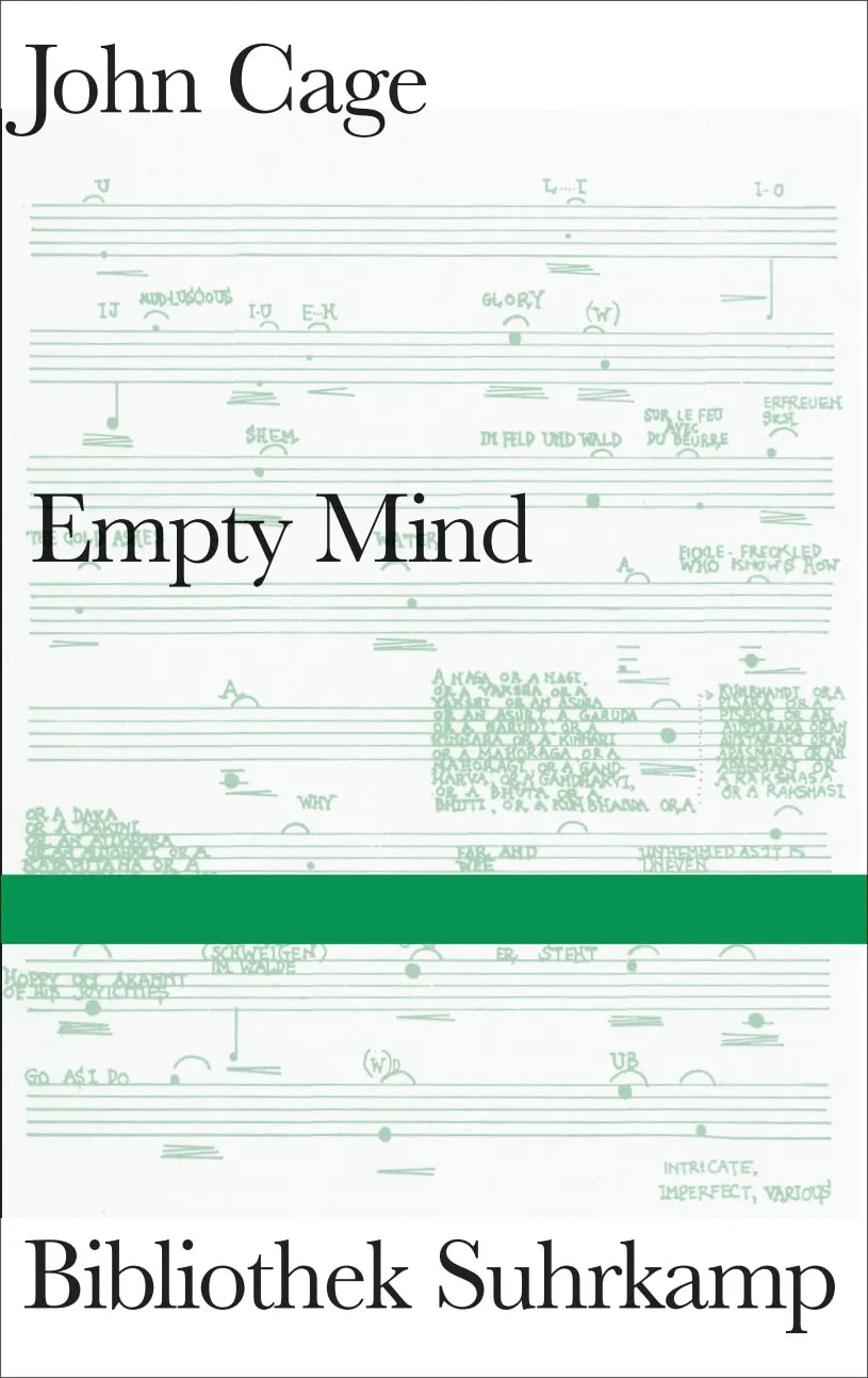 Buchcover von 'Empty Mind' - Gebundene Ausgabe von John Cage