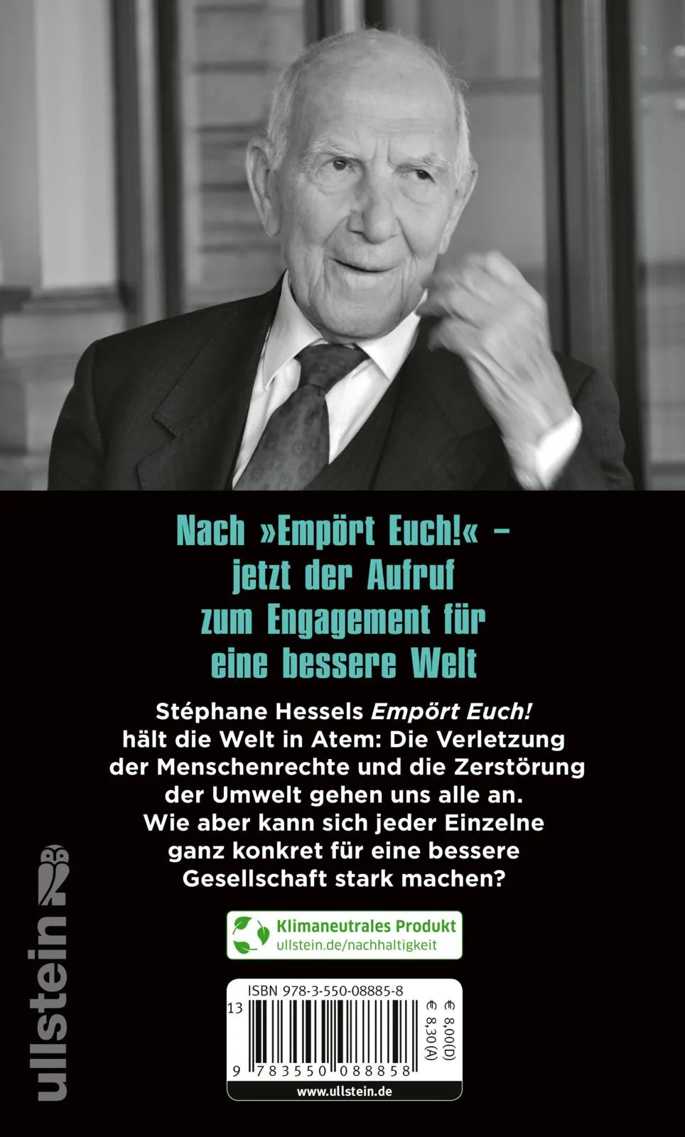 Buchrückseite von 'Engagiert Euch!' mit Klappentext - Taschenbuch