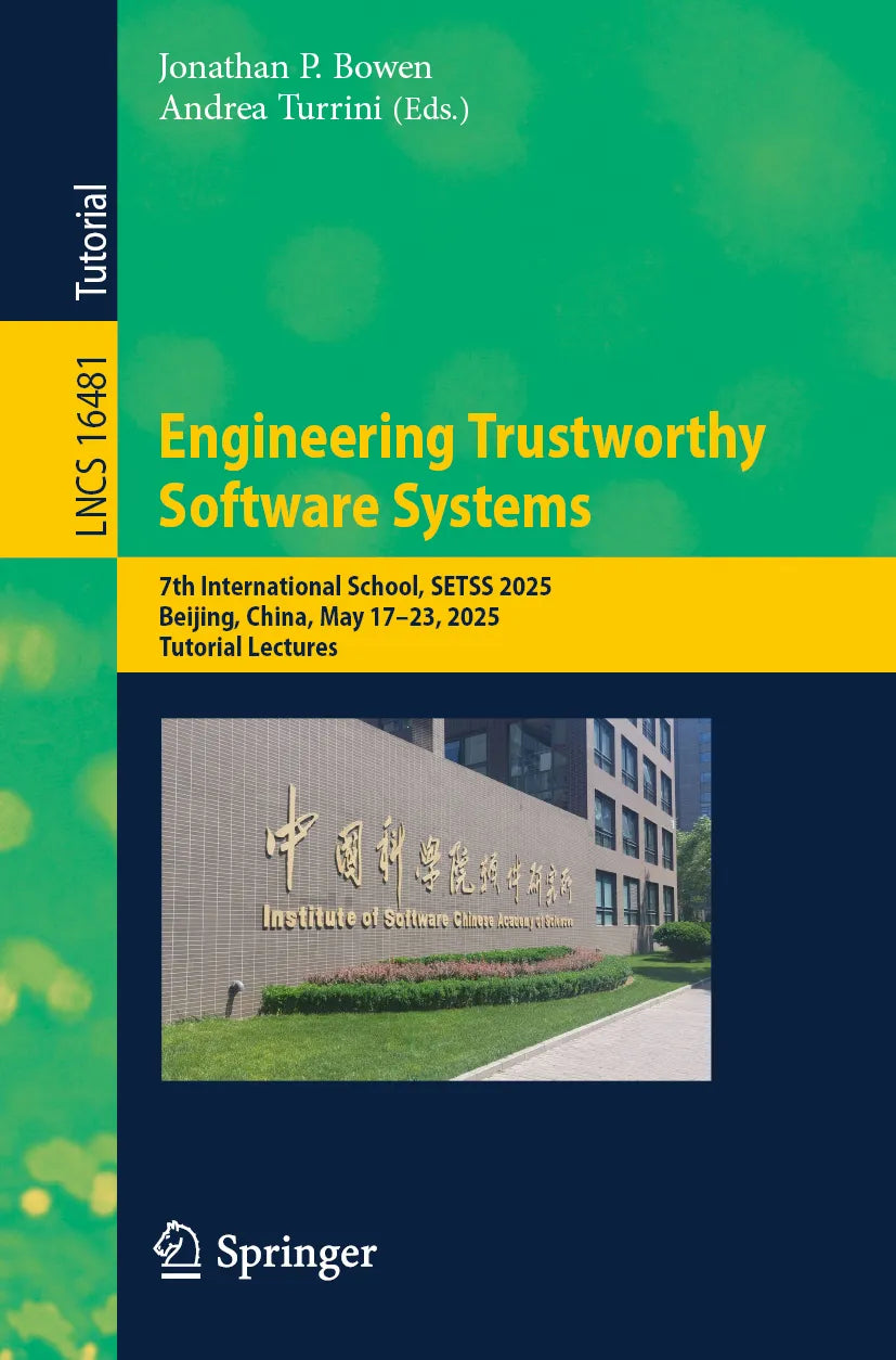 Cover: Engineering Trustworthy Software Systems (E-Book) von Jonathan P. Bowen