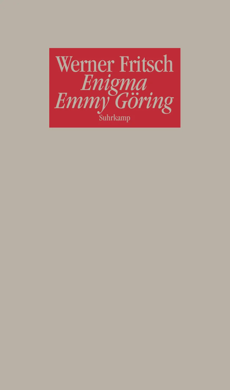 Buchcover von 'Enigma Emmy Göring' - Taschenbuch von Werner Fritsch