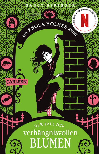 Buchcover von 'Enola Holmes: Der Fall der verhängnisvollen Blumen' - Taschenbuch von Nancy Springer