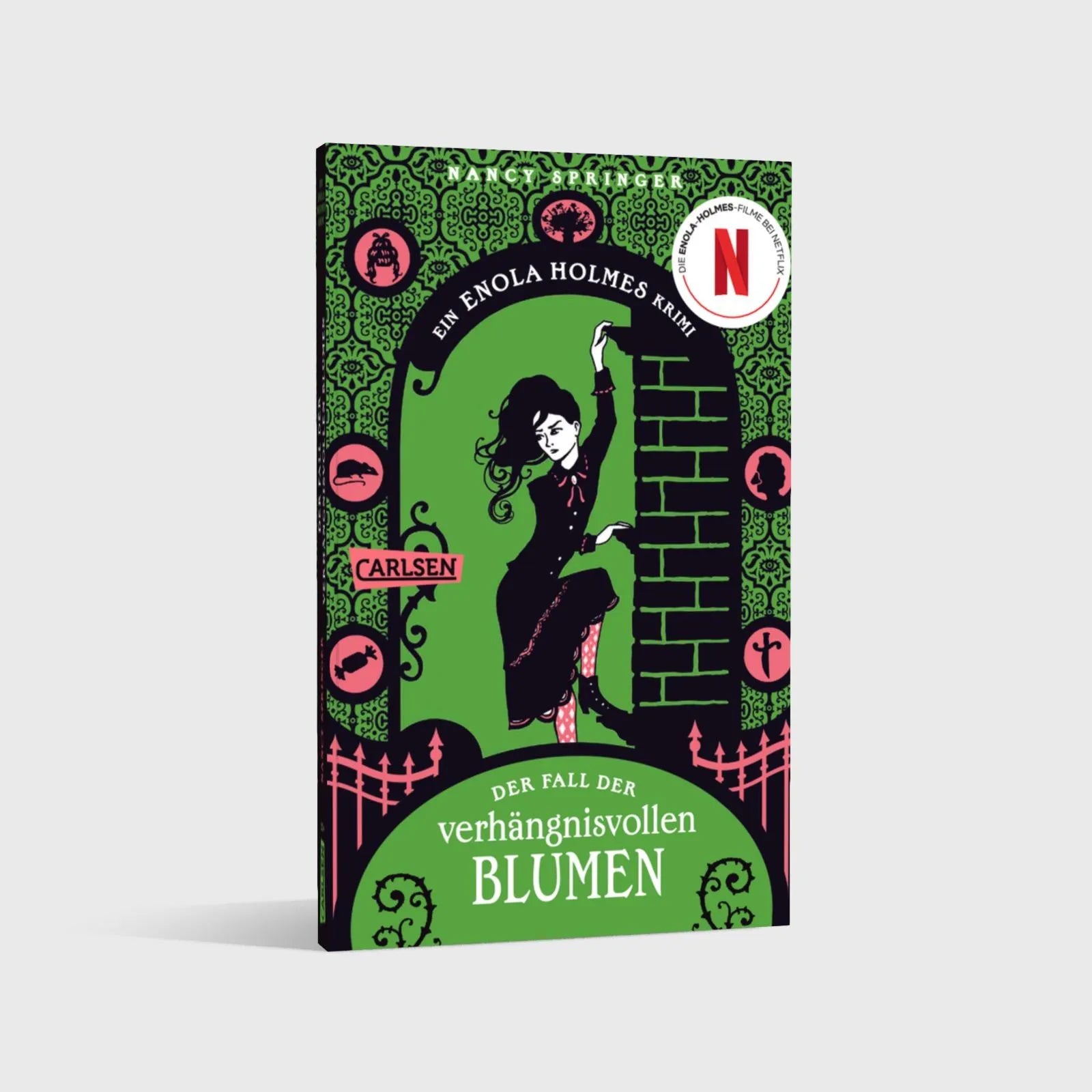 Produktansicht: Enola Holmes: Der Fall der verhängnisvollen Blumen (Taschenbuch)